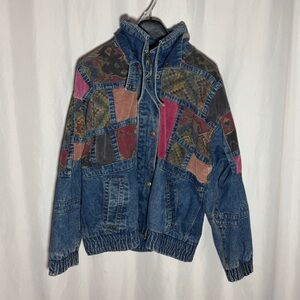 Rare Vtg Y2K denim jacket New York girl